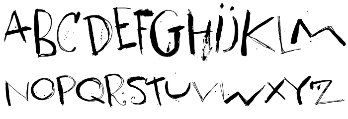 DK Ravenheart Regular Font LOWERCASE