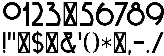 DK Rotorua Regular Font OTHER CHARS