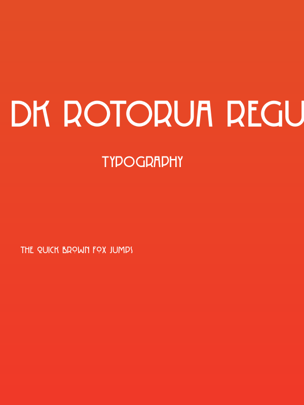 DK Rotorua Regular Poster