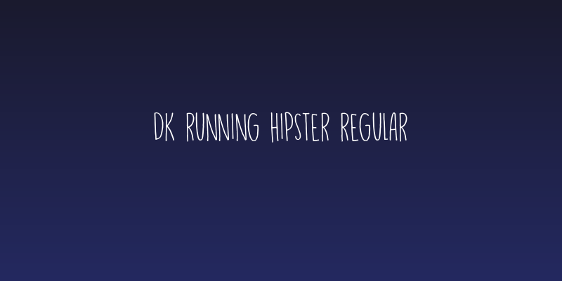 DK Running Hipster Regular Social Header