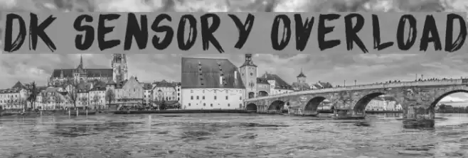 DK Sensory Overload Font examples
