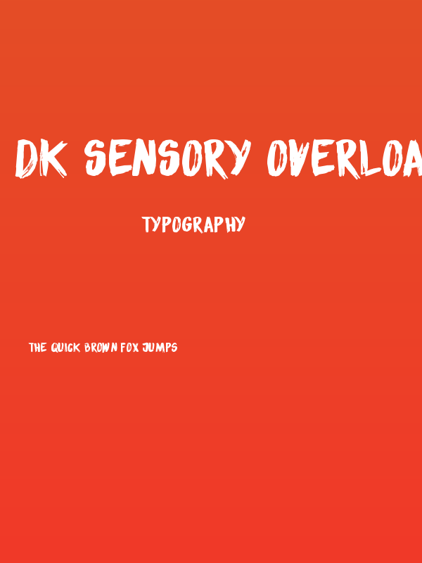 DK Sensory Overload Poster