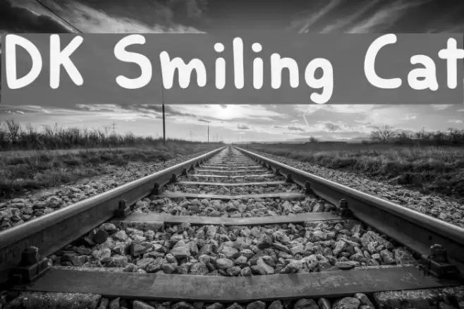 DK Smiling Cat Font examples