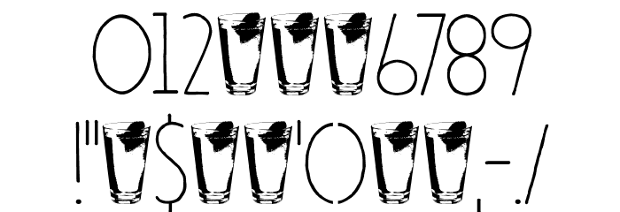 DK Southside Fizz Regular Font Alte caractere