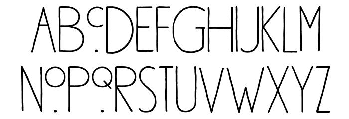 DK Southside Fizz Regular Font Litere mici