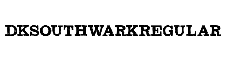 DK Southwark Regular  Free Fonts Download