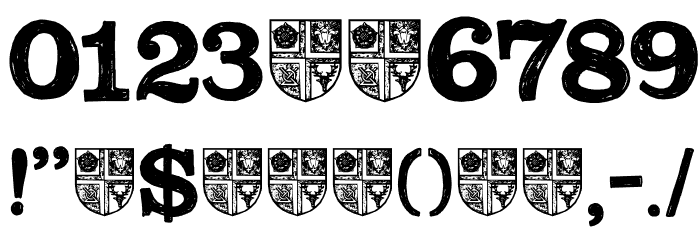 DK Southwark Regular Font OTHER CHARS