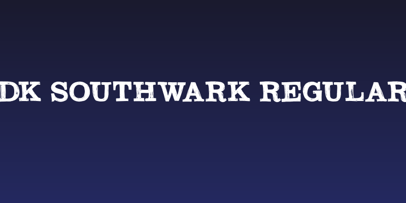DK Southwark Regular Social Header