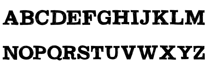 DK Southwark Regular Font LOWERCASE