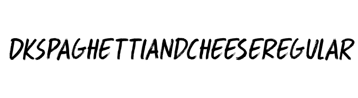 DK Spaghetti And Cheese Regular Font