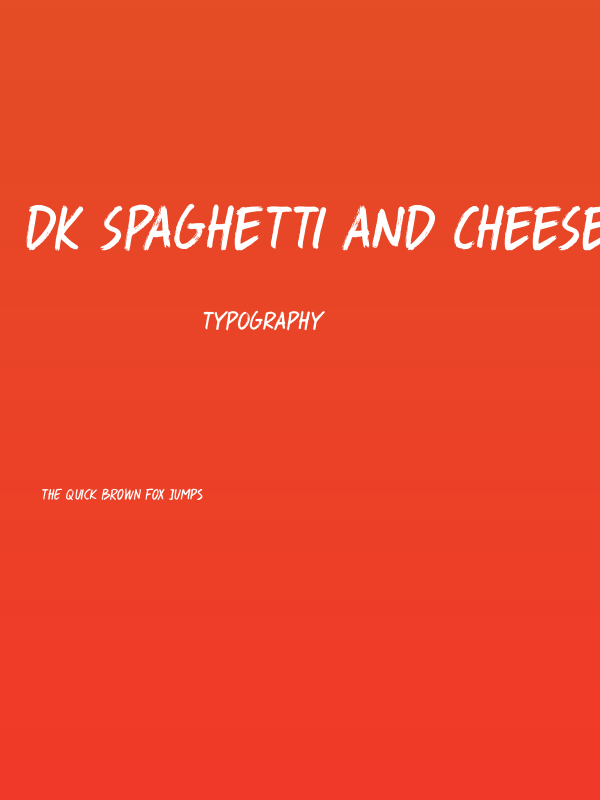 DK Spaghetti And Cheese Regular Poster