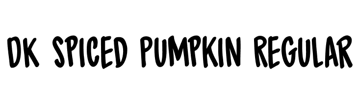DK Spiced Pumpkin Regular  les polices de caractères gratuit tlcharger
