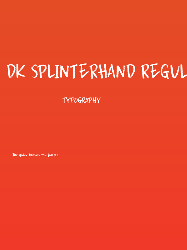 DK Splinterhand Regular Poster