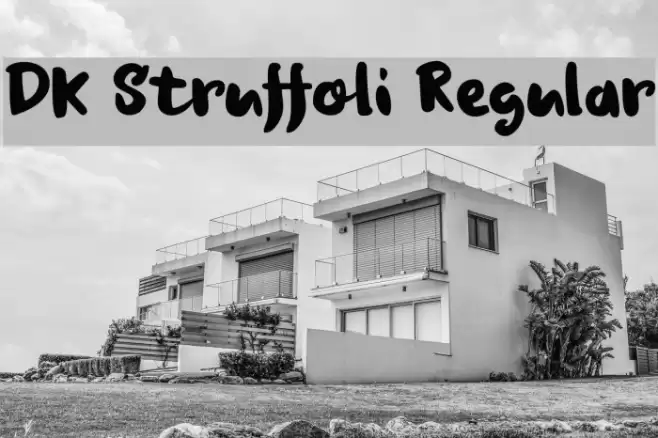 DK Struffoli Regular Font examples