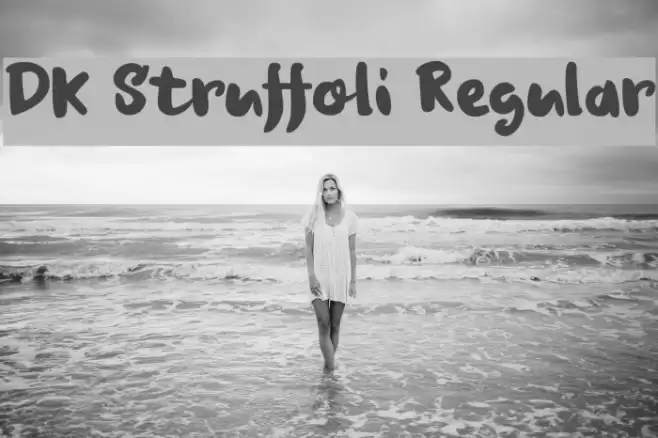 DK Struffoli Regular Font examples