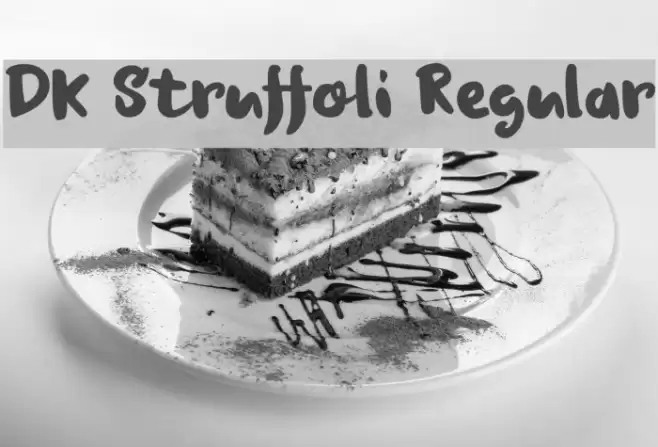 DK Struffoli Regular Font examples