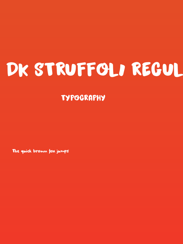DK Struffoli Regular Poster