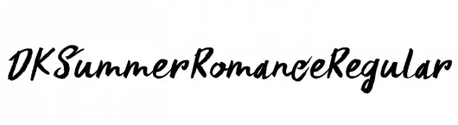 DK Summer Romance Regular  Fuentes Gratis Descargar