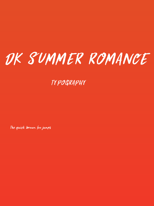 DK Summer Romance Regular Poster