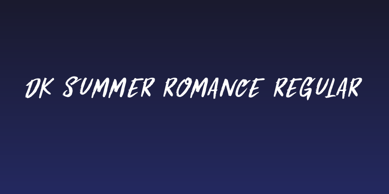 DK Summer Romance Regular Social Header