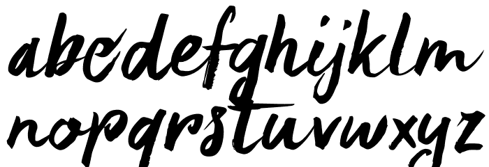 DK Summer Romance Regular Font LOWERCASE