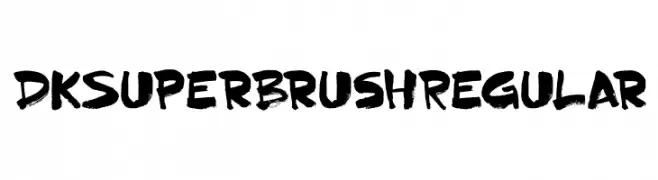 DK Superbrush Regular  नि: शुल्क फ़ॉन्ट्स डाउनलोड