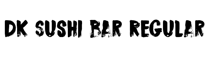 DK Sushi Bar Regular Font