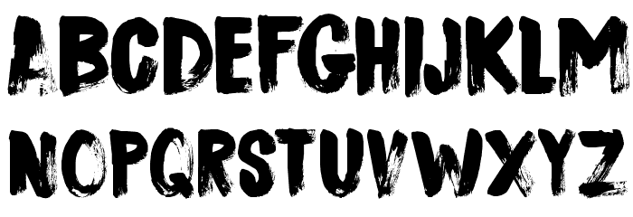 DK Sushi Bar Regular Font LOWERCASE