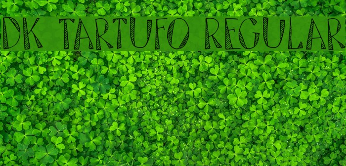 DK Tartufo Regular Font examples