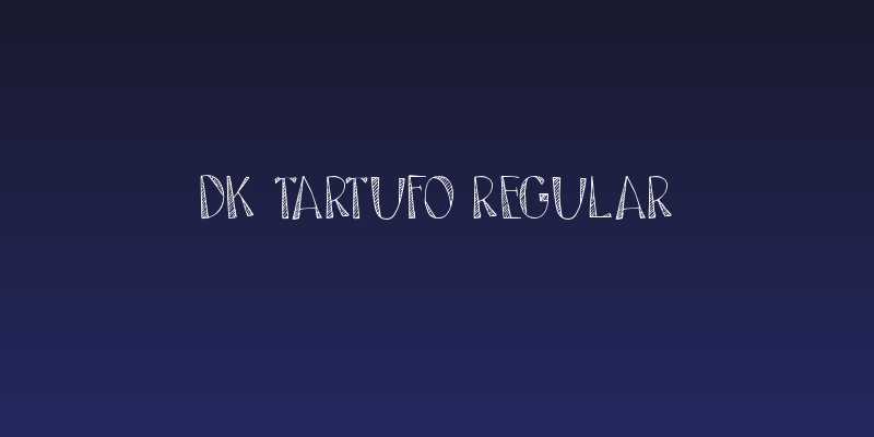 DK Tartufo Regular Social Header