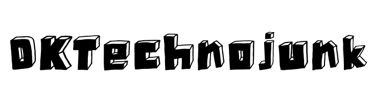 DK Technojunk  Frei Schriftart Herunterladen