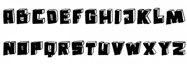 DK Technojunk Font Litere mari