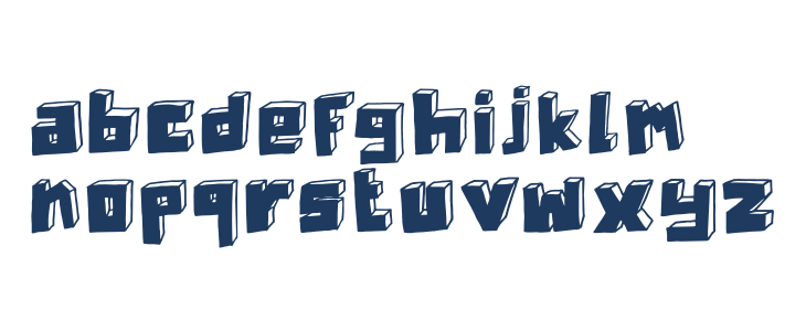 DK Technojunk Lowercase