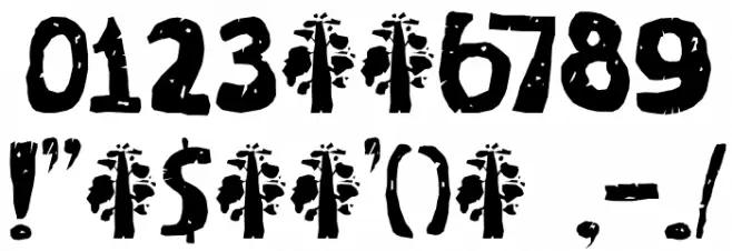 DK Terpentijn Regular Font OTHER CHARS