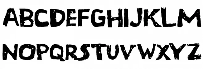 DK Terpentijn Regular Fonte MAIÚSCULAS