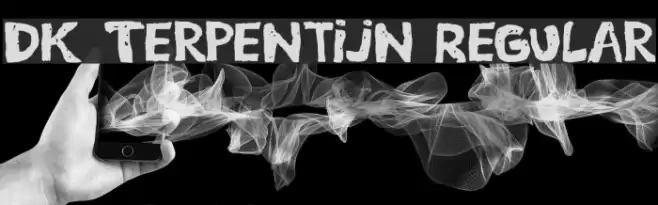 DK Terpentijn Regular Font examples