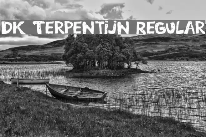 DK Terpentijn Regular Font examples