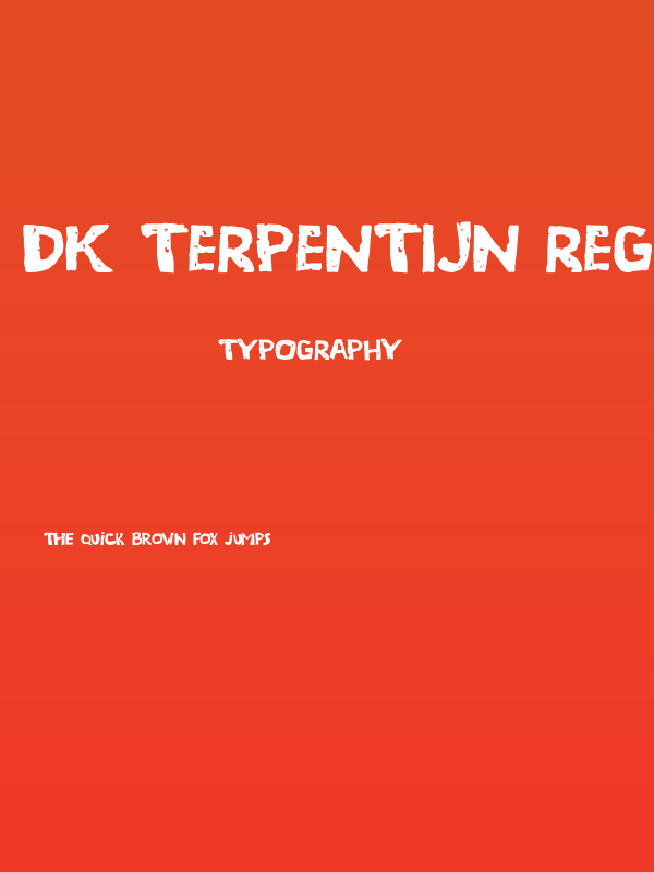 DK Terpentijn Regular Poster