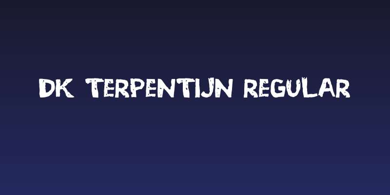 DK Terpentijn Regular Social Header