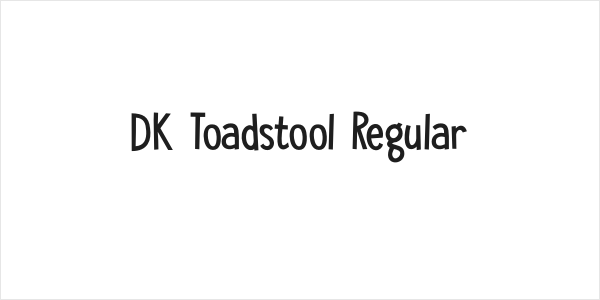 DK Toadstool Regular Logo