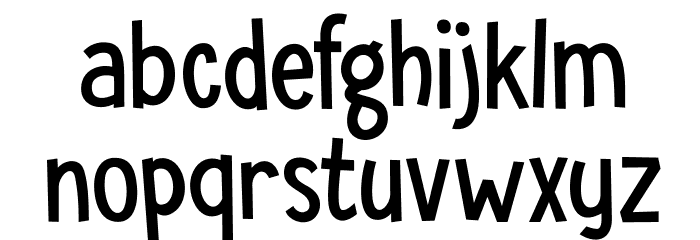 DK Toadstool Regular Font LOWERCASE