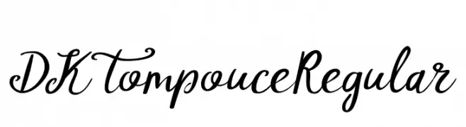 DK Tompouce Regular  Frei Schriftart Herunterladen