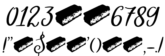 DK Tompouce Regular Font OTHER CHARS
