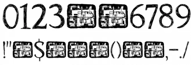 DK Traiectum Regular Font OTHER CHARS