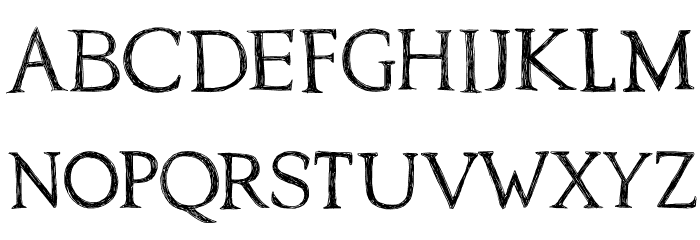 DK Traiectum Regular Font LOWERCASE
