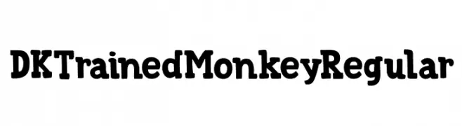 DK Trained Monkey Regular  免费字体下载