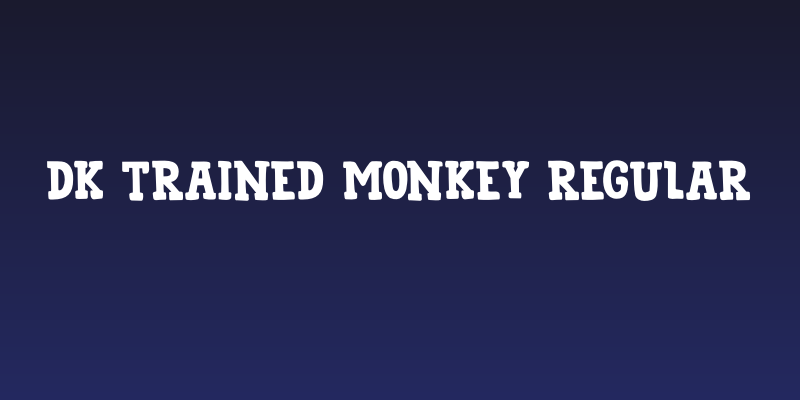 DK Trained Monkey Regular Social Header