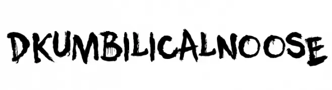 DK Umbilical Noose  font caratteri gratis