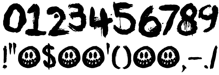 DK Umbilical Noose Font OTHER CHARS