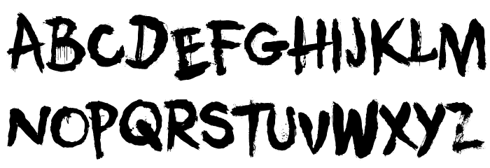 DK Umbilical Noose Font LOWERCASE